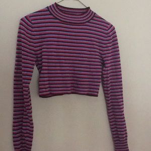 cropped long sleeve turtle neck!